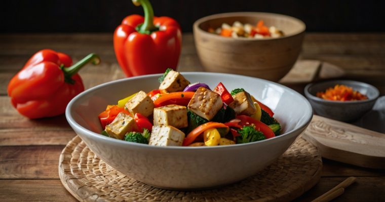 Salteado de Verduras y Tofu