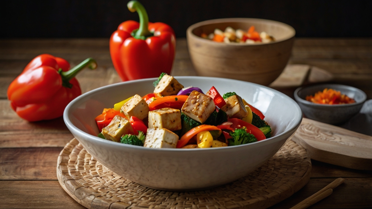 Salteado de Verduras y Tofu