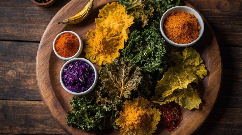 variantes Chips de Kale al Horno