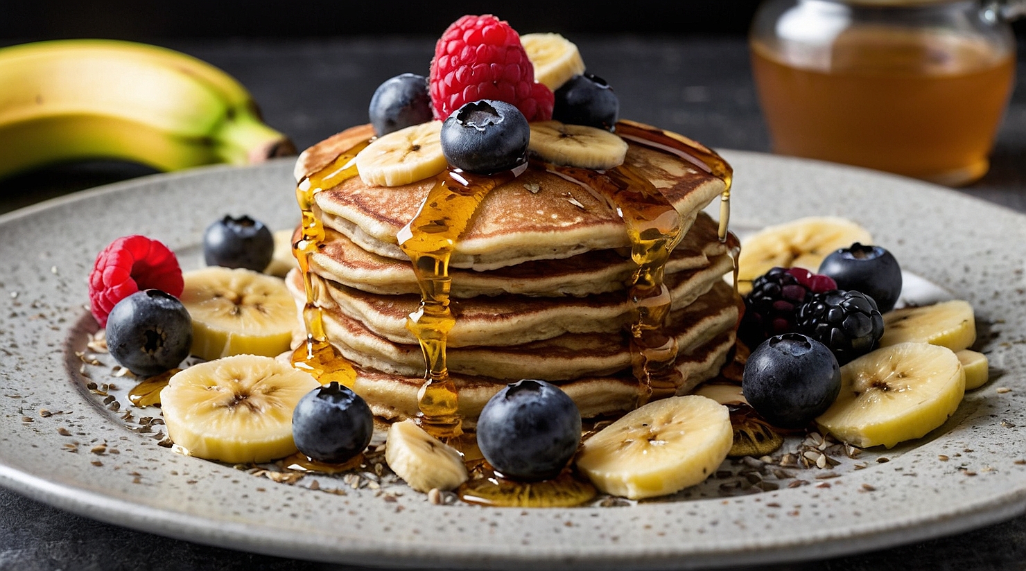 Pancakes de Avena y Plátano