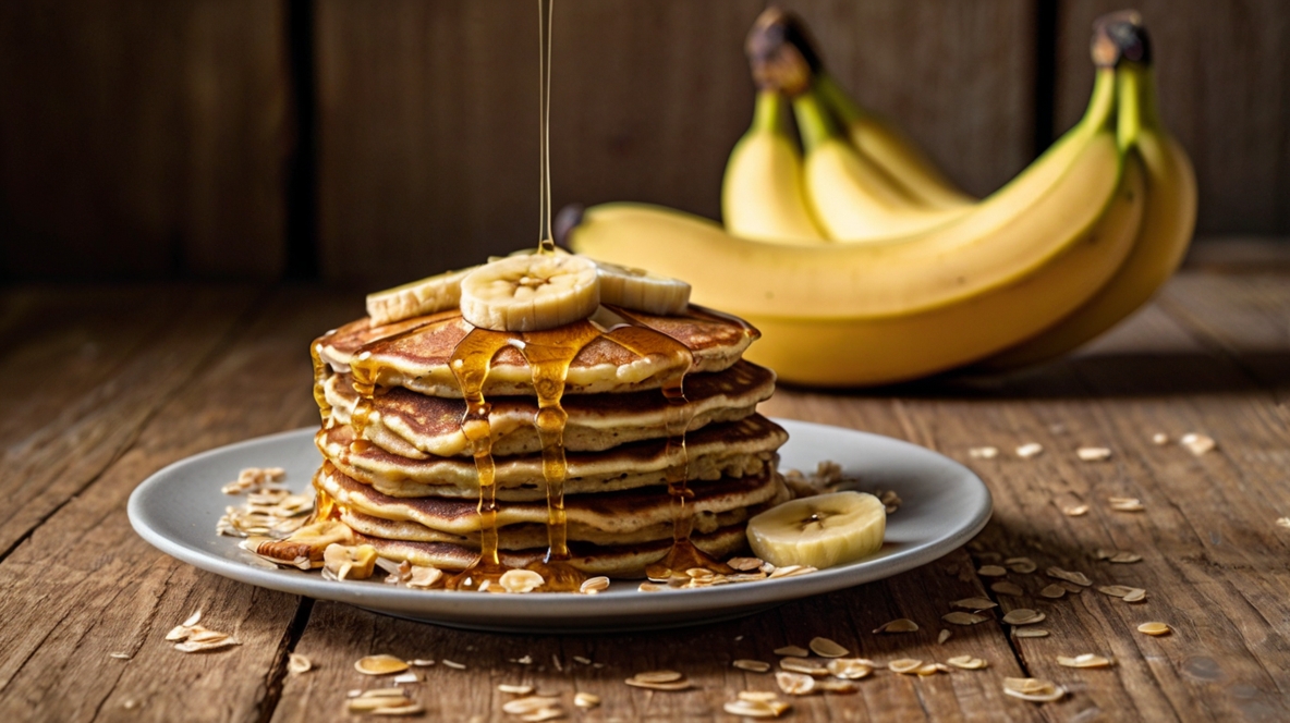 Tortitas de Avena y Plátano