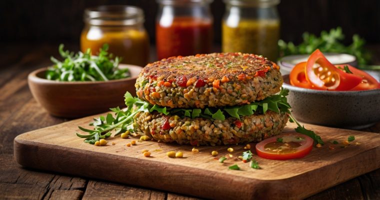 Hamburguesas de Lentejas y Quinoa