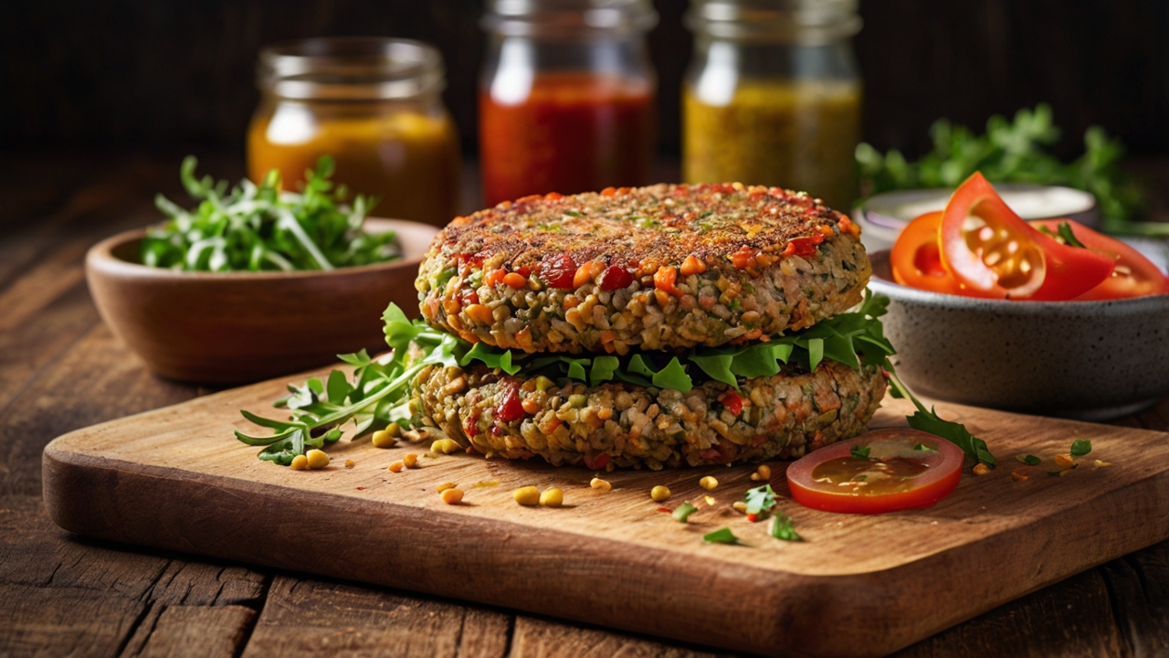 Hamburguesas de Lentejas y Quinoa