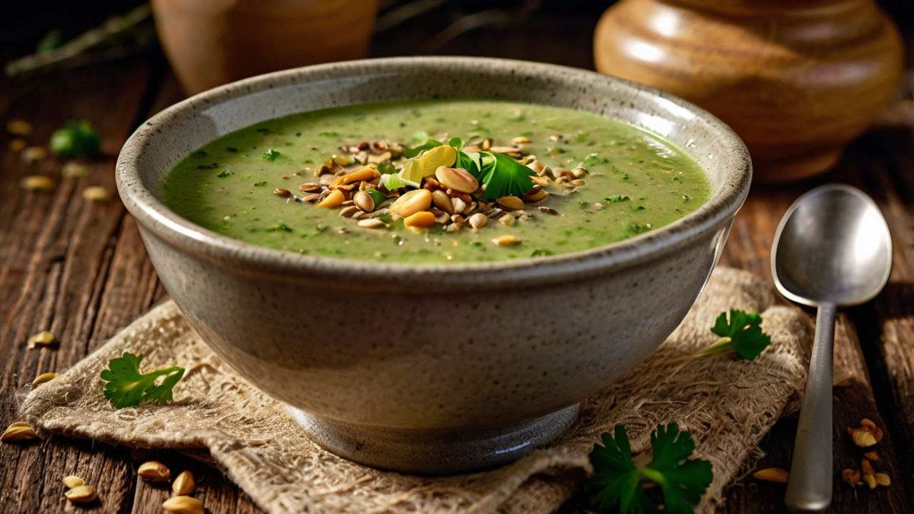 Sopa Detox de Brócoli y Jengibre