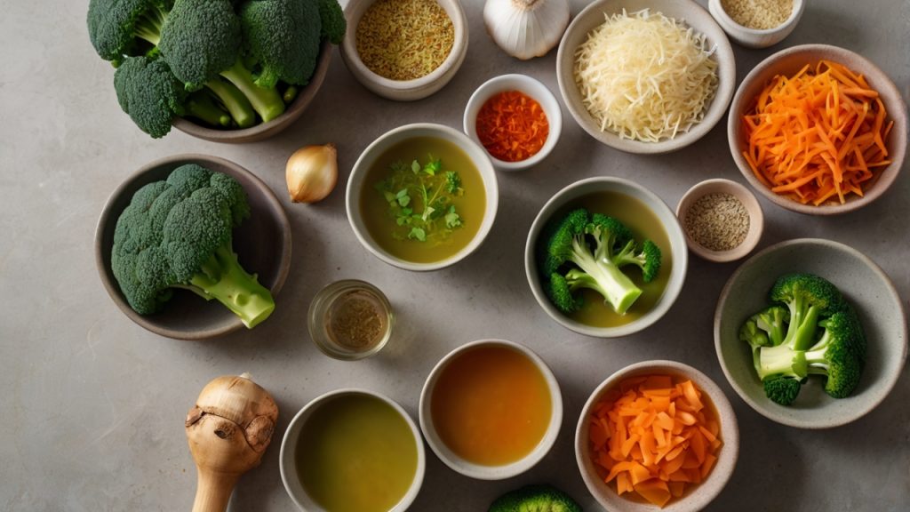 Sopa Detox de Brócoli y Jengibre proceso