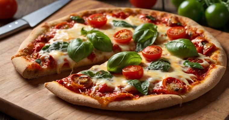 Pizza Fit de Base de Pollo