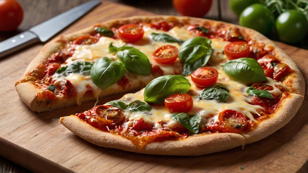 Pizza Fit de Base de Pollo