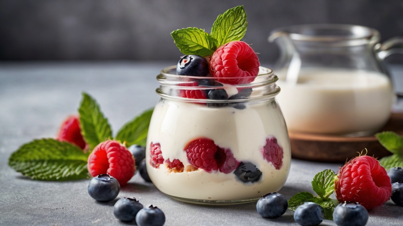 Panna Cotta de Coco y Chía