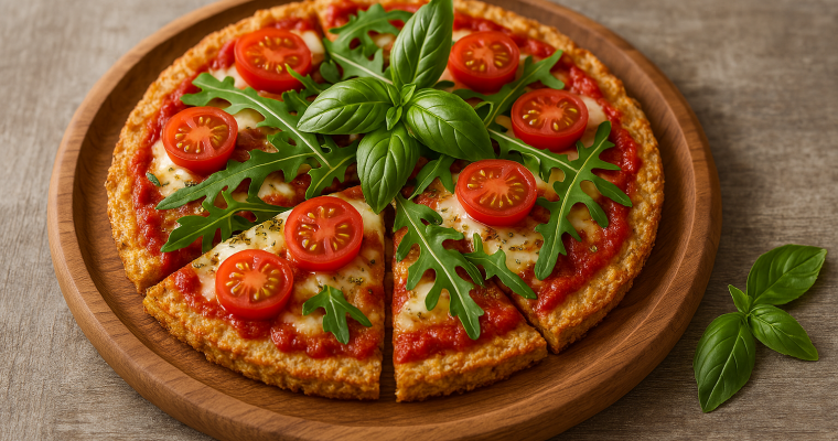 Pizza Fit de Base de Atún y Claras